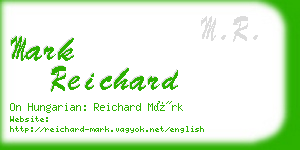 mark reichard business card